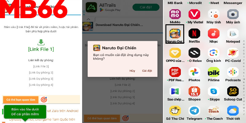 Download cho thiết bị Android dễ dàng
