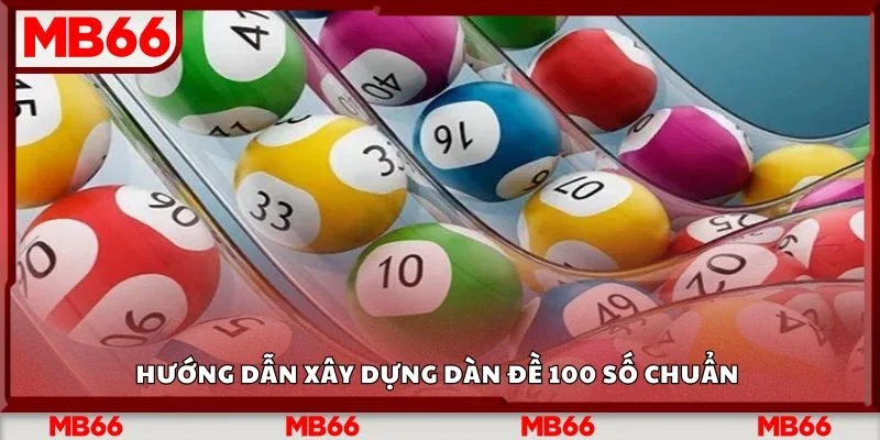 Hướng dẫn xây dựng dàn đề 100 số chuẩn